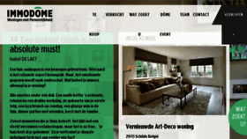 What Immodome.be website looked like in 2018 (8 years ago)