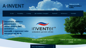 What Inventer.cz website looked like in 2018 (6 years ago)
