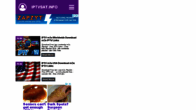 What Iptvsat.info website looked like in 2018 (6 years ago)