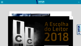 What Inforchannel.com.br website looked like in 2018 (6 years ago)