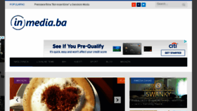 What Inmedia.ba website looked like in 2018 (6 years ago)