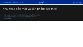 What Intel.vn website looked like in 2018 (6 years ago)