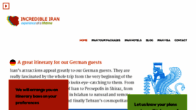 What Incredibleiran.com website looked like in 2018 (6 years ago)