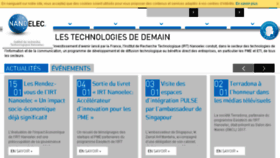 What Irtnanoelec.fr website looked like in 2018 (6 years ago)