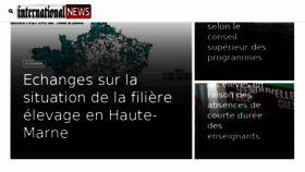 What Internationalnews.fr website looked like in 2018 (6 years ago)