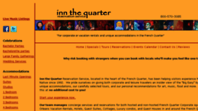 What Innthequarter.com website looked like in 2018 (6 years ago)