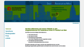 What Integrationskurse-frankfurt.de website looked like in 2018 (6 years ago)