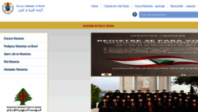 What Igrejamaronita.org.br website looked like in 2018 (6 years ago)