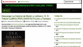 What Intercambiosvirtuales.pro website looked like in 2018 (6 years ago)