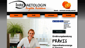 What Ihre-diaetologin.com website looked like in 2018 (6 years ago)