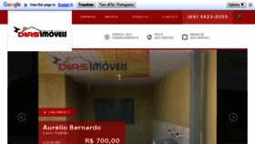 What Imoveisdias.com.br website looked like in 2018 (6 years ago)