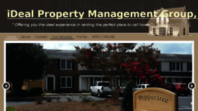 What Idealpropertymgmtgroup.com website looked like in 2018 (6 years ago)
