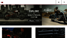 What Indianmotorcycle.in website looked like in 2018 (6 years ago)