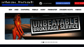 What Idealboats.com website looked like in 2018 (6 years ago)
