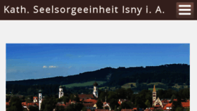 What Isny-katholisch.de website looked like in 2018 (6 years ago)