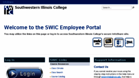 What Infoshare.swic.edu website looked like in 2018 (6 years ago)