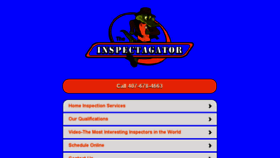 What Inspectagator.com website looked like in 2018 (6 years ago)