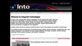 What Intoprinttech.com website looked like in 2018 (6 years ago)