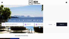 What Ikh.villas website looked like in 2018 (6 years ago)
