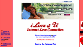 What Ilove4u.com website looked like in 2018 (6 years ago)