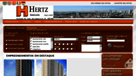What Imobiliariahertz.com.br website looked like in 2018 (6 years ago)