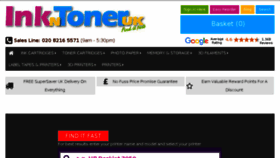 What Inkntoneruk.com website looked like in 2018 (6 years ago)