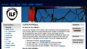 What I-live-football.com website looked like in 2018 (6 years ago)