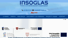 What Insoglas.pl website looked like in 2018 (6 years ago)