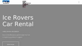 What Ice-rovers.is website looked like in 2018 (6 years ago)