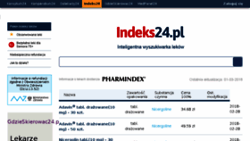 What Indeks24.pl website looked like in 2018 (7 years ago)