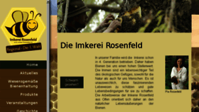 What Imkerei-rosenfeld.de website looked like in 2018 (6 years ago)