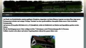 What Islandponyhof-isenburg.de website looked like in 2018 (7 years ago)