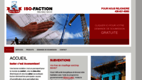 What Iso-faction.com website looked like in 2018 (6 years ago)