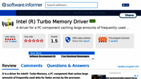What Intel-r-turbo-memory-console.software.informer.com website looked like in 2018 (6 years ago)