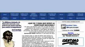 What Identidad-cultural.com.ar website looked like in 2018 (6 years ago)