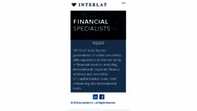 What Interlat.net website looked like in 2018 (6 years ago)