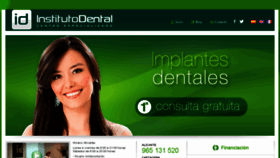 What Institutodental.net website looked like in 2018 (6 years ago)