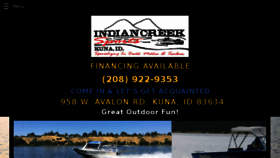 What Indiancreeksports.com website looked like in 2018 (6 years ago)