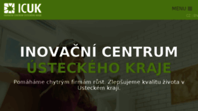What Icuk.cz website looked like in 2018 (6 years ago)