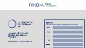 What Ipanemacm.com.br website looked like in 2018 (6 years ago)