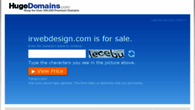 What Irwebdesign.com website looked like in 2018 (6 years ago)