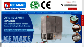 What Icemakeindia.com website looked like in 2018 (6 years ago)