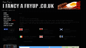 What Ifancyafryup.co.uk website looked like in 2018 (6 years ago)