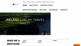 What Irelandluxurytravel.com website looked like in 2018 (6 years ago)