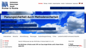 What Ima-umwelt.de website looked like in 2018 (6 years ago)