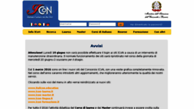 What Italicon.it website looked like in 2018 (6 years ago)