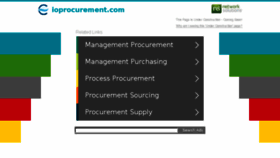 What Ioprocurement.com website looked like in 2018 (6 years ago)