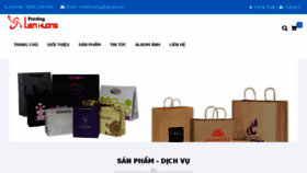 What Inlienhuong.com website looked like in 2018 (7 years ago)