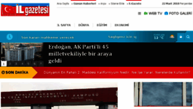 What Ilgazetesi.com.tr website looked like in 2018 (6 years ago)