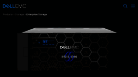 What Isilon.com website looked like in 2018 (6 years ago)